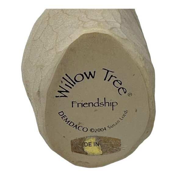 Willow Tree FRIENDSHIP 26155 Figurine Susan Lordi 5.5in Holding Flowers Gift VTG - Picture 6 of 8